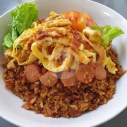 Nasi Goreng Sosis   Telur Dadar