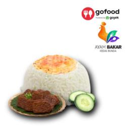 Paket Hemat 4 ( Nasi   Lalapan   Telor Dadar   Tempe)