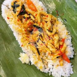 Nasi Bakar Isi Ayam