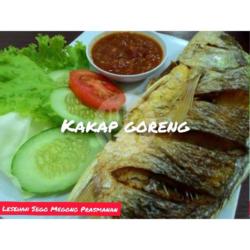 Kakap Goreng Sambal Lalap