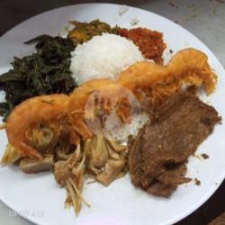 Nasi Rendang   Udang