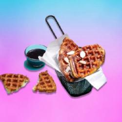 Croffle With Almond Blueberry