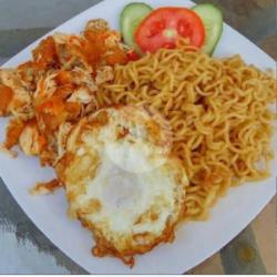 Mie Telur Ayam Geprek   Nasi