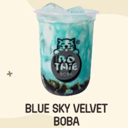 Blue Sky Velvet Boba