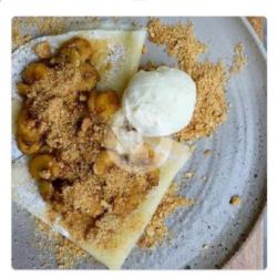 Pankoek W/ Caramelized Banana