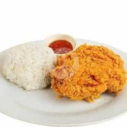 Nasi Ayam Goreng Spicy (crispy)