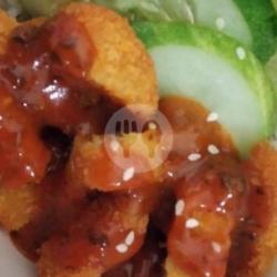 Ricebowl Nugget Ayam Saus Tomat Es Teh