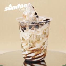 Dalgona Boba Sundae