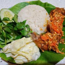 Nasi Kepala Kokok  Tempe Penyet Sambel Bledek