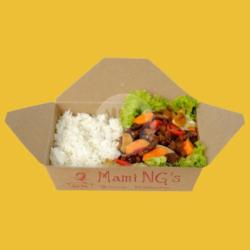 Hk Pork Stir-fry Ricebox