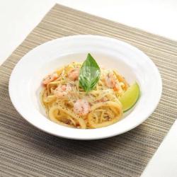 Seafood Aglio Olio Pasta