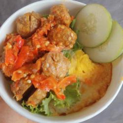 Rice Bowl - Bakso Mercon Telor