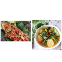 Pecak Bandeng Sayur Asem Tanpa Nasi
