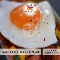 Nasi Sosis Jagung Telur