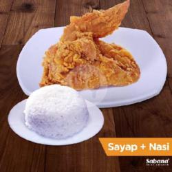 Paket Nasi   Sayap Crispy