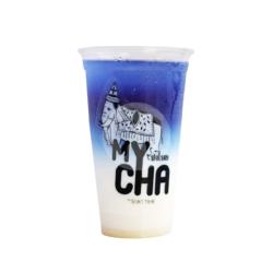 Iced Blue Pea Milk Tea