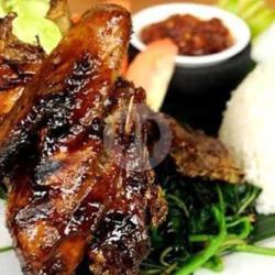 Bebek Bakar   Nasi