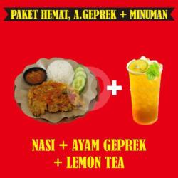 Ayam Geprek   Lemon Tea