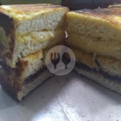 Roti Bakar Coklat Lumer Vanila