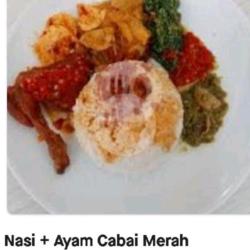 Nasi   Ayam Cabai Merah