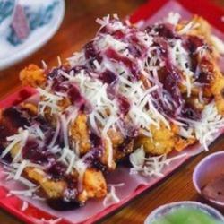 Pisang Goreng Blue Berry   Keju   Susu