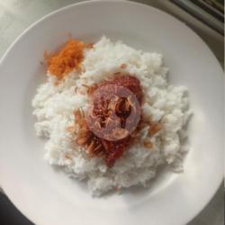 Nasi Putih Haruan Masak Habang