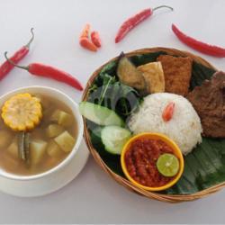 Paket Nasi Tempong Empal Sapi