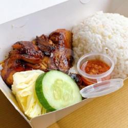 Nasi Ayam Bakar (dada)