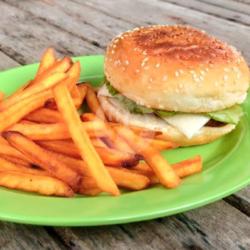 Beef Burger   Kentang Goreng