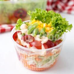 Salad Sayur Segar Dengan Thousand Island