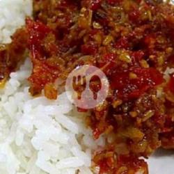 Nasi Sambel Teri Plus Telur Dadar