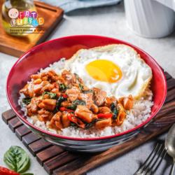 Chicken Thai Basil With Fried Egg