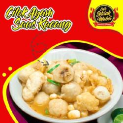 Baso Aci Meletus Ayam Saus Kacang