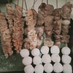 Bakso/usus Bakar