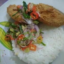Nasi Telur Geprek Sambel Matah