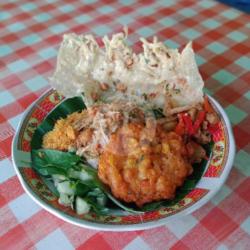 Nasi Pecel Dadar Jagung