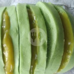 Roti Srikaya Kukus Hijau Pandan