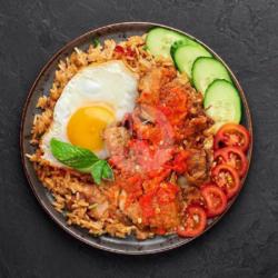 Nasi Goreng Spesial Telur Ayam Crispy