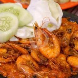 Udang   Sambal   Kol Goreng   Lalapan (rekomendasi)