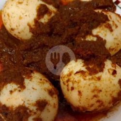 Nasi Telor Rendang Komplit