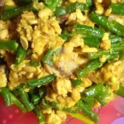 Tumis Kacang Panjang Tempe