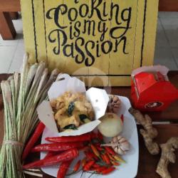 Chicken Salted Egg Ricebox With Egg