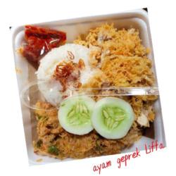 Nasi Ayam Geprek   Dadar