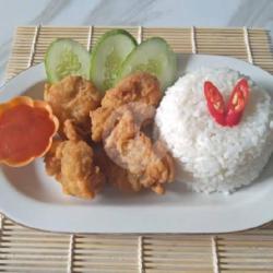Nasi Karage Bumbu Teriyaki