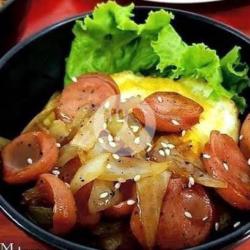 Ricebowl Sosis Mix Telur Teriyaki