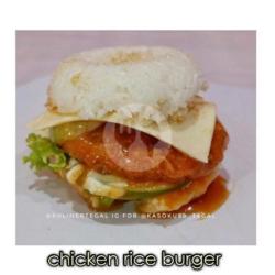 Chicken Rice Burger Cheese