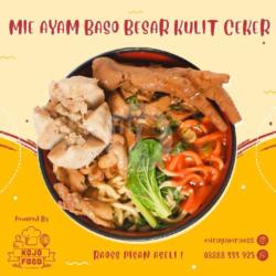 Mie Ayam Baso Besar Kulit Ceker