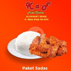 Paket Sadas - Paha Atas   Nasi