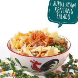 Bubur Ayam Kentang Balado