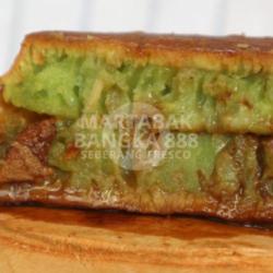 Martabak Nuttela Keju Susu Pandan